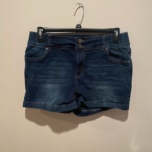 BloomChic Dark Blue Jean Shorts